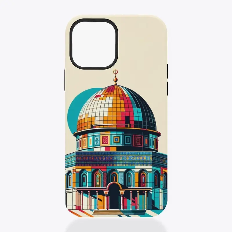 Dome of the Rock Colorblock Phone Case